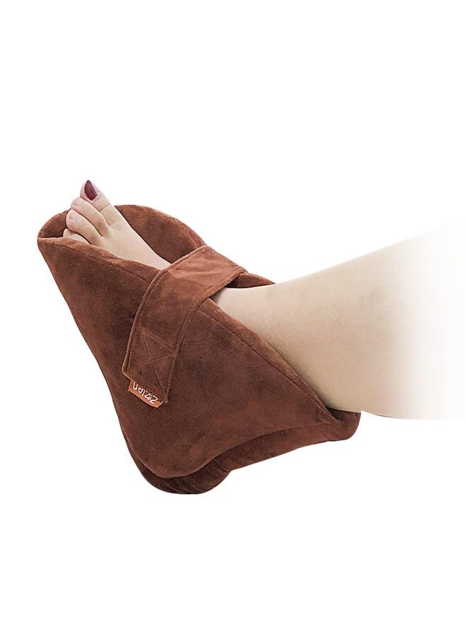 Zelen Heel Protector Cushion for Bed Sores Foot Protector Pillow Ankle Foam Heel Protectors for Pressure Sores Foot Pressure Ulcer Heel Pain Relief for Elderly, Bedridden (1 PCS) - Image 1